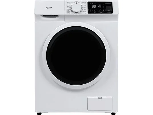 Lavadora carga frontal - Koenic KWM 9113 A INV, 9 kg, 1400 rpm, 14 programas, Botón de limpieza, Blanco
